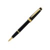 Перьевая ручка Cross Bailey Light Polished Black Resin and Gold Tone, перо F