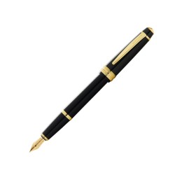 Перьевая ручка Cross Bailey Light Polished Black Resin and Gold Tone, перо F