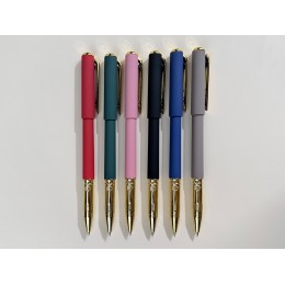 Ручка пластиковая шариковая "Parliament", 0,7 мм, синие чернила, темно-синий/золотистый