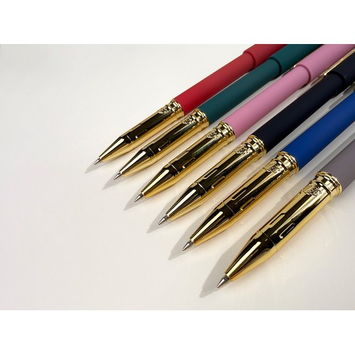 Ручка пластиковая шариковая "Parliament", 0,7 мм, синие чернила, темно-синий/золотистый