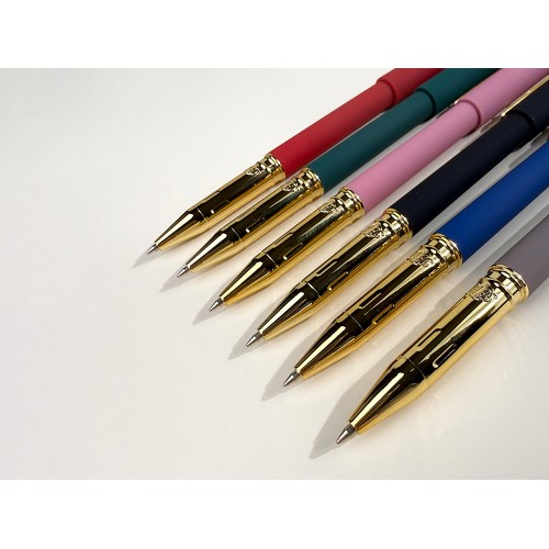 Ручка пластиковая шариковая "Parliament", 0,7 мм, синие чернила, зеленый/золотистый