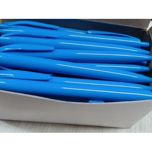 Ручка шариковая пластиковая "Air", голубой (Р)