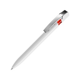 Ручка шариковая UMA «SKY M», белый/красный