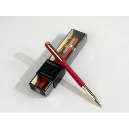 Ручка пластиковая шариковая "Parliament", 0,7 мм, синие чернила, красный/золотистый