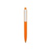 Ручка пластиковая трехгранная шариковая «Lateen», оранжевый/белый