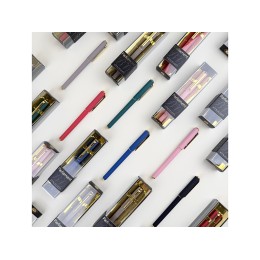 Ручка пластиковая шариковая "Parliament", 0,7 мм, синие чернила, серый/золотистый