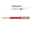 Ручка пластиковая шариковая "Parliament", 0,7 мм, синие чернила, красный/золотистый