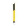 Ручка пластиковая soft-touch шариковая «Taper», желтый/черный