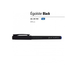 Ручка "Egoiste.BLACK" гелевая в черном корпусе, 0.5мм, синяя