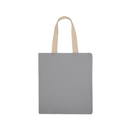 Сумка для шопинга Steady из хлопка с парусиновыми ручками, 260 г/м2, серый