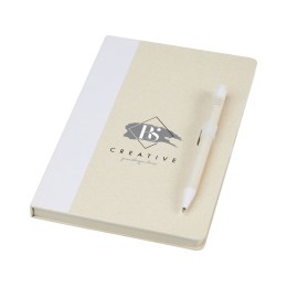 Блокнот размером A5 и шариковая ручка Dairy Dream, белый