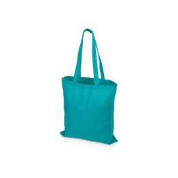 Сумка для шопинга Carryme 140 хлопковая, 140 г/м2, бирюзовый 320C NEW