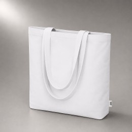 Сумка «Твил» из хлопка, 210 г/м2, белый