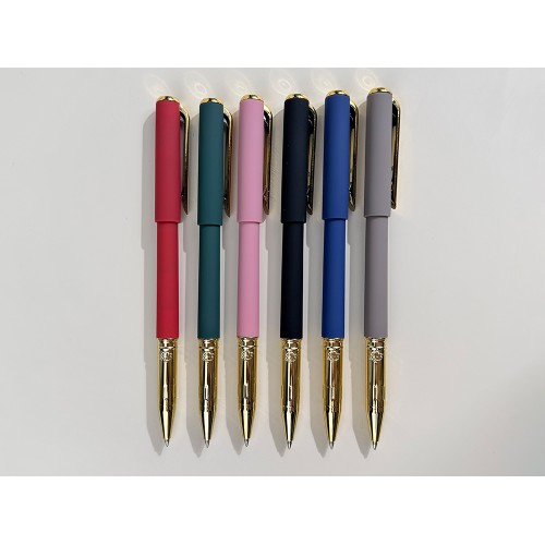 Ручка пластиковая шариковая "Parliament", 0,7 мм, синие чернила, черный/золотистый