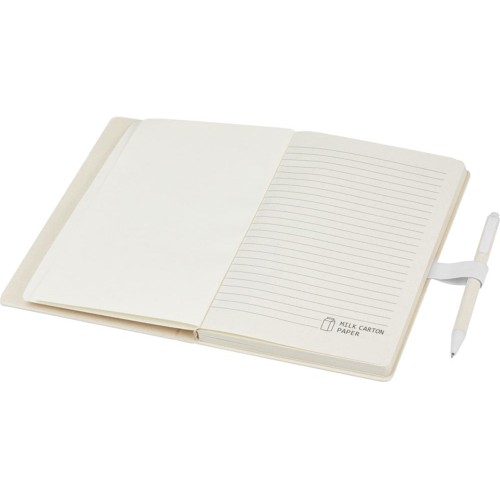 Блокнот размером A5 и шариковая ручка Dairy Dream, белый