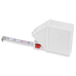 Брелок-рулетка "Домик", 1 м., белый