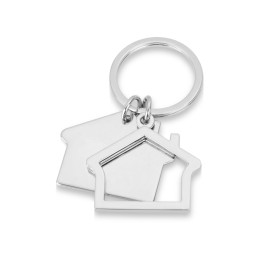 Брелок "Избушка", серебристый (Р)