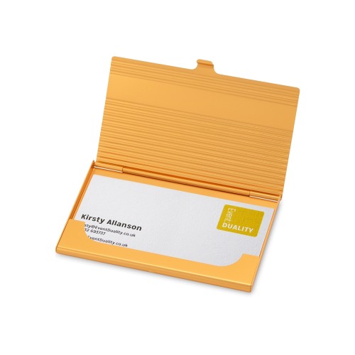 Визитница «Найтли», золотистый