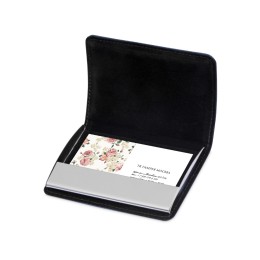 Визитница "Намибия", синий/серебристый