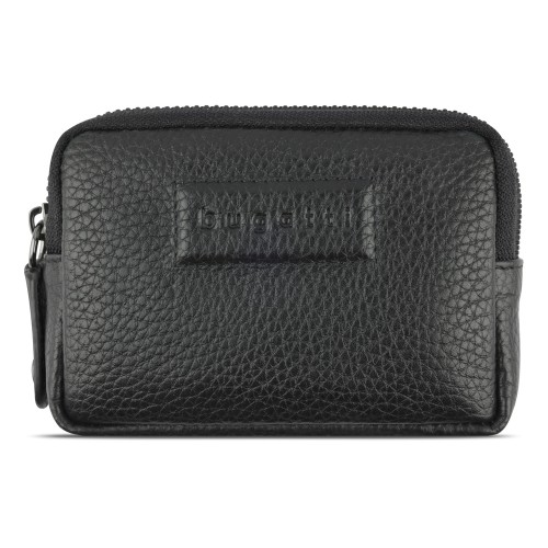 Ключница BUGATTI ЭЛЬЗА | ELSA, с защитой данных RFID, чёрная, воловья кожа/полиэстер, 11х2х7 см