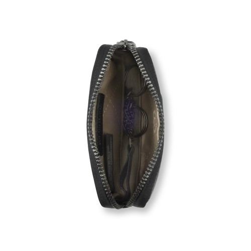 Ключница BUGATTI ЭЛЬЗА | ELSA, с защитой данных RFID, чёрная, воловья кожа/полиэстер, 11х2х7 см