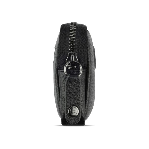 Ключница BUGATTI ЭЛЬЗА | ELSA, с защитой данных RFID, чёрная, воловья кожа/полиэстер, 11х2х7 см