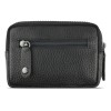Ключница BUGATTI ЭЛЬЗА | ELSA, с защитой данных RFID, чёрная, воловья кожа/полиэстер, 11х2х7 см