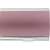 Визитница «Смит», розовый/серебристый