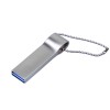 USB 2.0-флешка на 4 Гб с мини чипом, компактный дизайн, боковое отверстие для цепочки