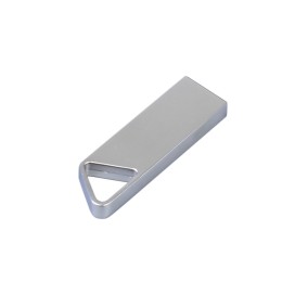 USB 2.0-флешка на 512 Мбайт с мини чипом, компактный дизайн, отверстие треугольной формы для цепочки