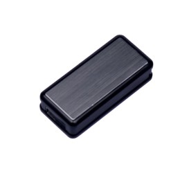 USB-флешка промо на 32 Гб прямоугольной формы, выдвижной механизм, черный