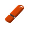 USB-флешка на 64 ГБ 3.0 USB, с покрытием soft-touch, оранжевый