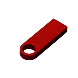 USB 3.0-флешка на 32 Гб с мини чипом и круглым отверстием, красный