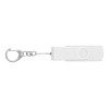 USB-флешка на 32 Гб 3 в 1 поворотный механизм, c двумя дополнительными разъемами MicroUSB и TypeC C с одноцветным металлическим клипом, белый