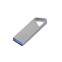USB 2.0-флешка на 64 Гб с мини чипом, компактный дизайн, отверстие треугольной формы для цепочки