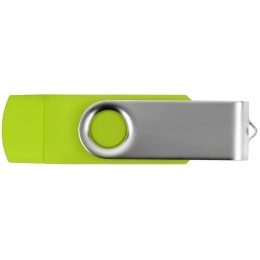USB/micro USB-флешка 2.0 на 16 Гб «Квебек OTG», зеленое яблоко