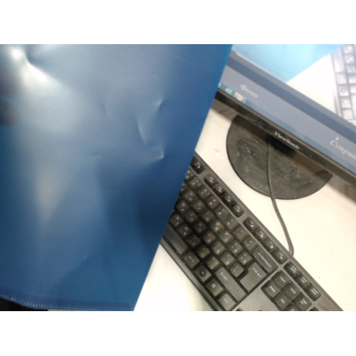 Папка-конверт А4 с кнопкой, синий (Р)