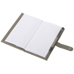 Блокнот-кошелек с сменным блоком А6 "Wall Street", 64 листа, темно-серый