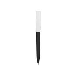 Ручка пластиковая soft-touch шариковая «Zorro», черный/белый