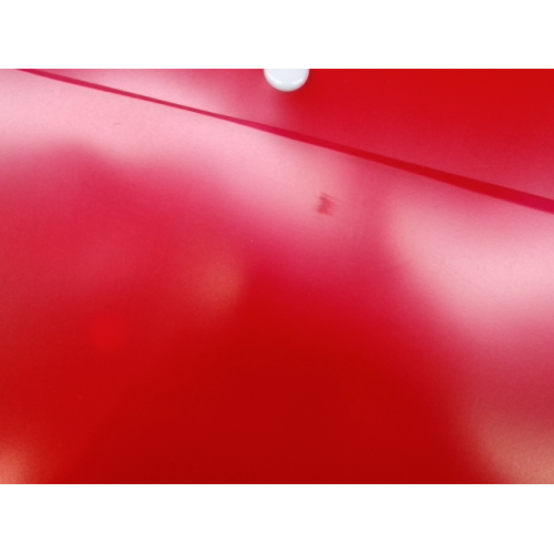 Папка-конверт А4 с кнопкой, красный (Р)