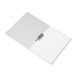 Папка пластиковая с боковым зажимом, прозрачный