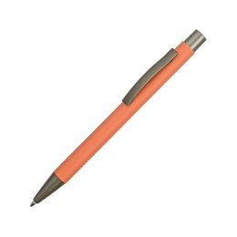 Ручка металлическая soft touch шариковая «Tender», коралловый