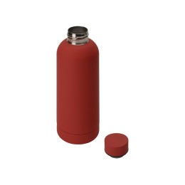 Вакуумная термобутылка "Cask" Waterline, soft touch, 500 мл, тубус, красный