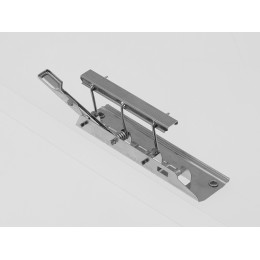 Папка пластиковая с боковым зажимом, прозрачный