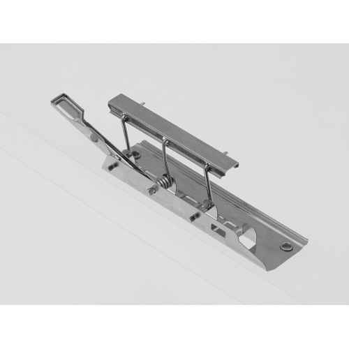 Папка пластиковая с боковым зажимом, прозрачный