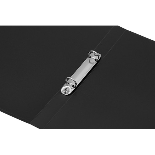 Папка пластиковая с 2 кольцами, черный