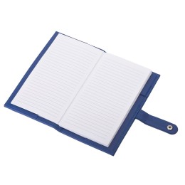 Блокнот-кошелек с сменным блоком А6 "Wall Street", 64 листа, синий