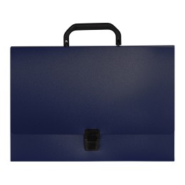 Папка-портфель А4, синий