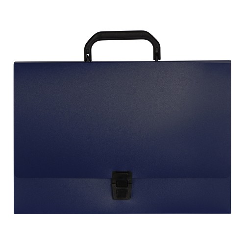 Папка-портфель А4, синий