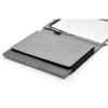 Портфолио А4 из RPET с отделением для ноутбука "NotyFolio Eco", 20 л FSC бумаги, серый